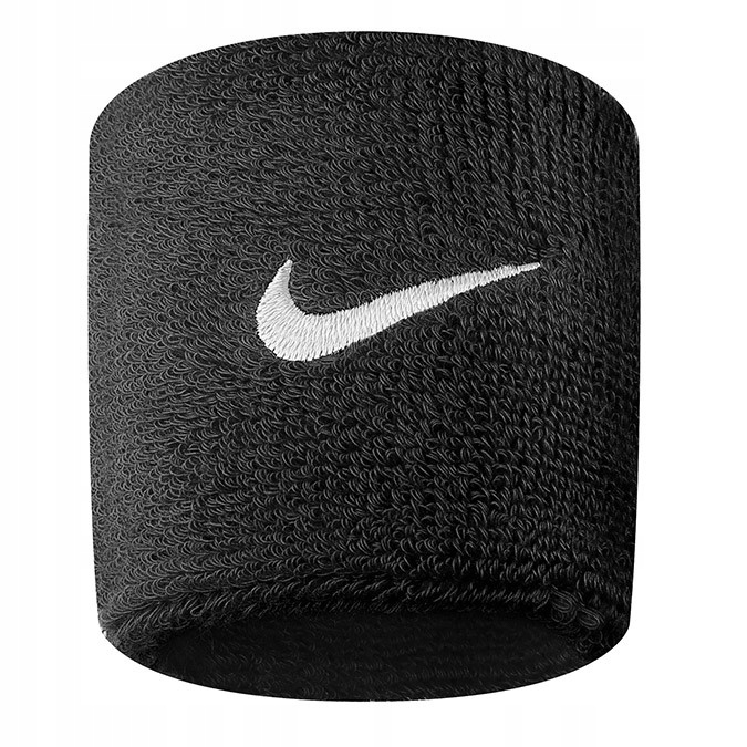FROTKA NA RĘKĘ NADGARSTEK SPORTOWA OPASKA NIKE SWOOSH 1 SZTUKA CZARNA