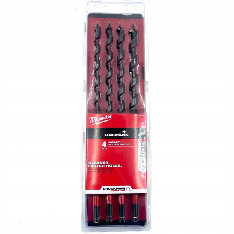 Zestaw Krętych Wierteł Do Drewna 14-20mm 4szt Hex 7/16'' Milwaukee 48136780