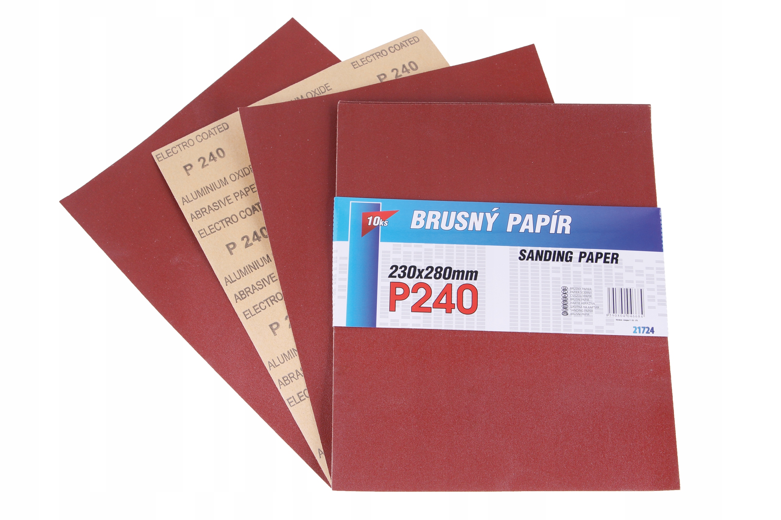 

Papier ścierny Arkusz 23x28cm gr. 240 Mocny 10 szt