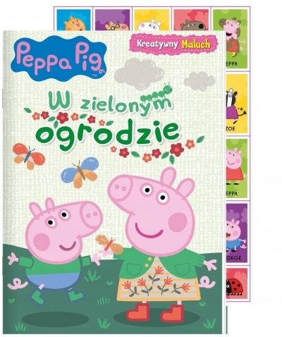 

Peppa Pig Kreatywny Maluch 4 Zagadki Naklejki