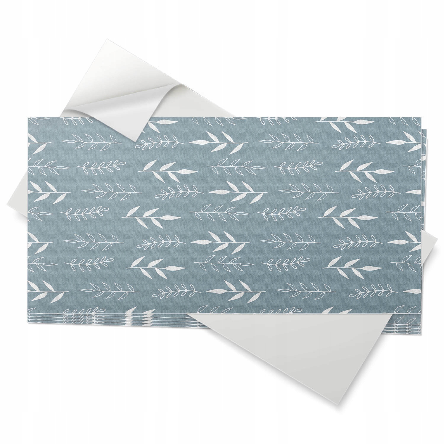Sada nástěnných vinylových dlaždic 6 ks 60x30 cm Rostlinný vzor na pozadí