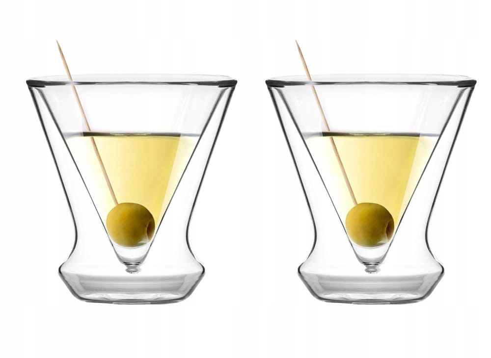 

Kieliszki do martini z podwójną ścianką 155 ml