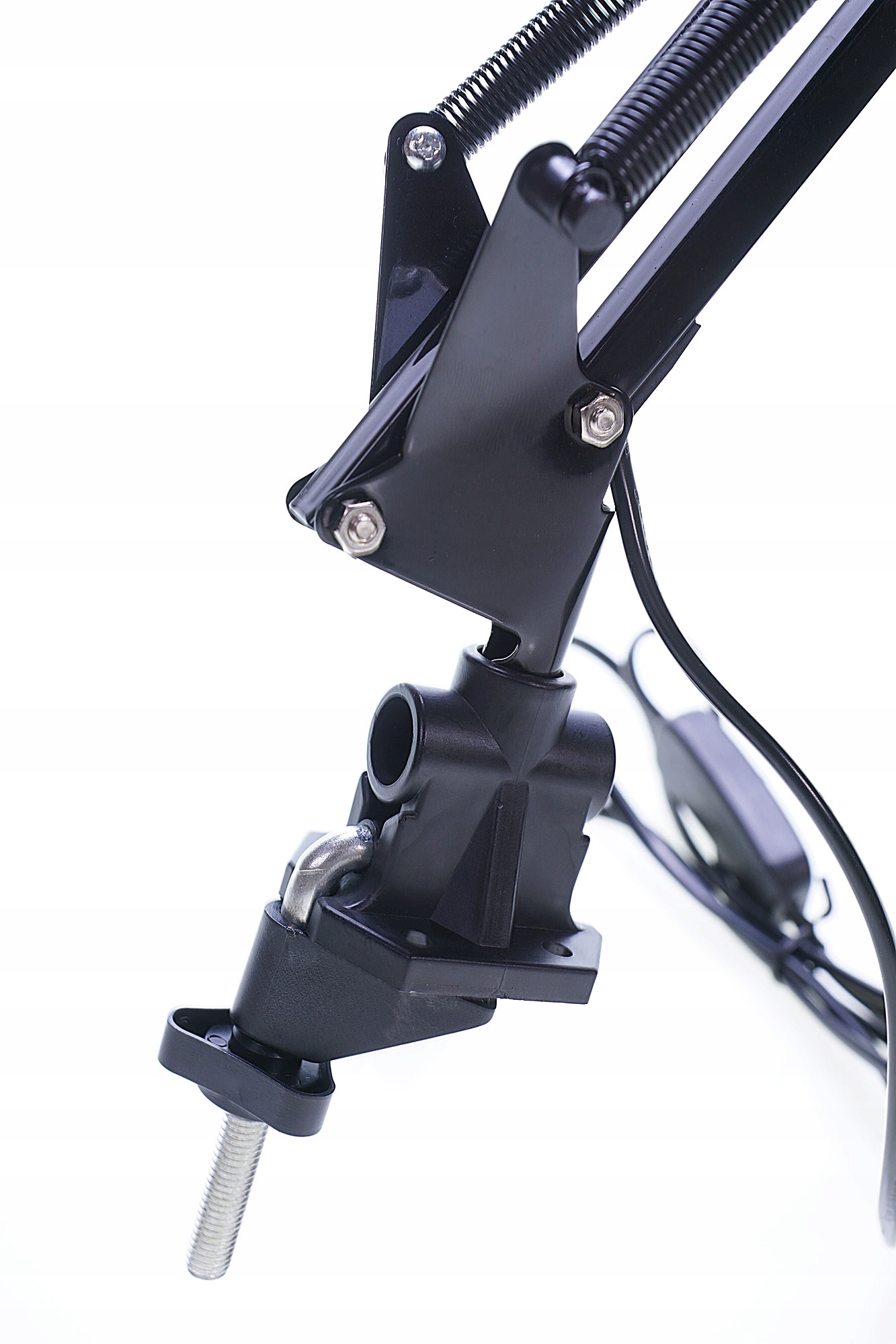 Lampka biurkowa kreślarska BIAŁA E27 przykręcana Kolor biały