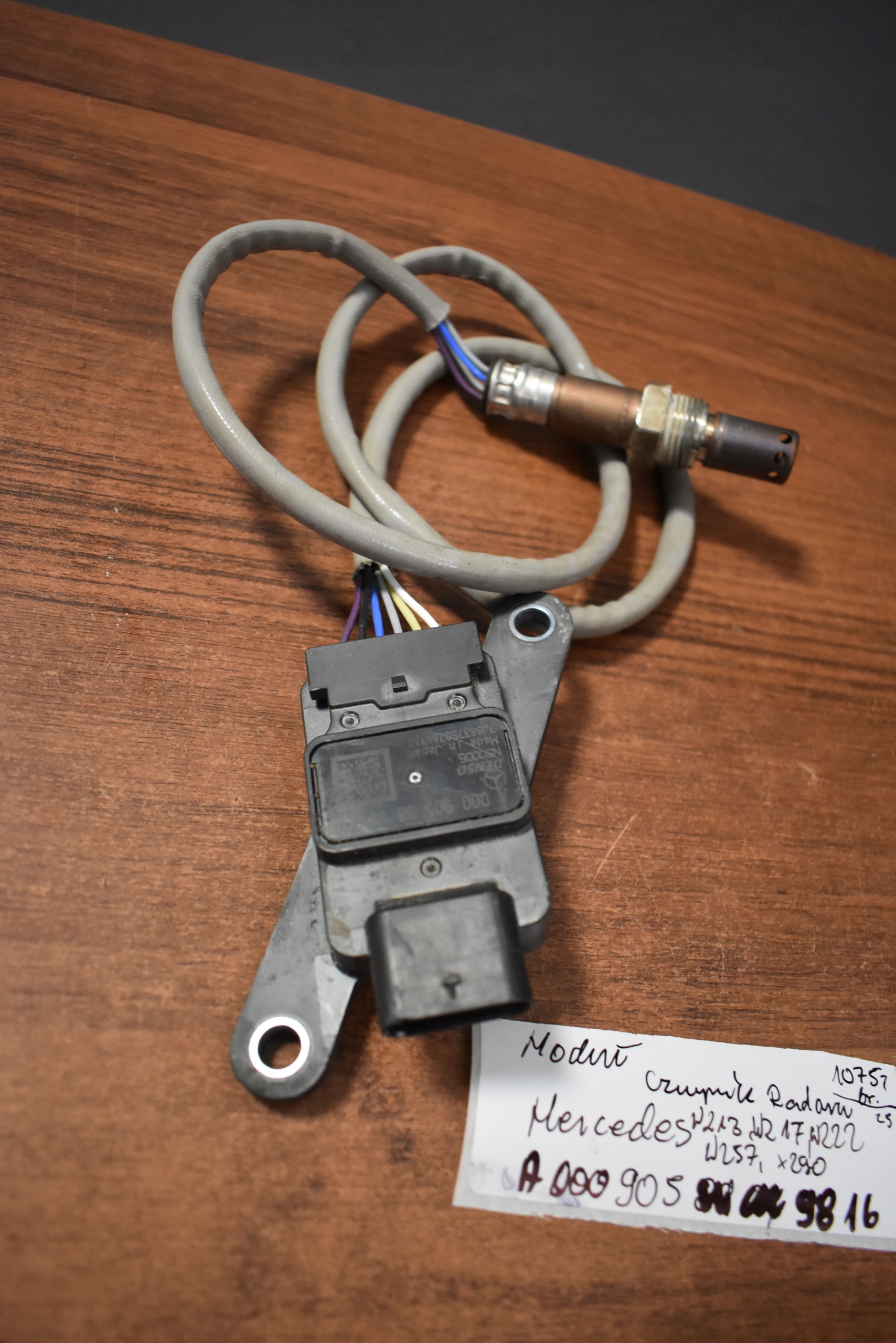 IDEALNY module sensor NOX MERCEDES W213 W257 W217 W222 X290 1 9