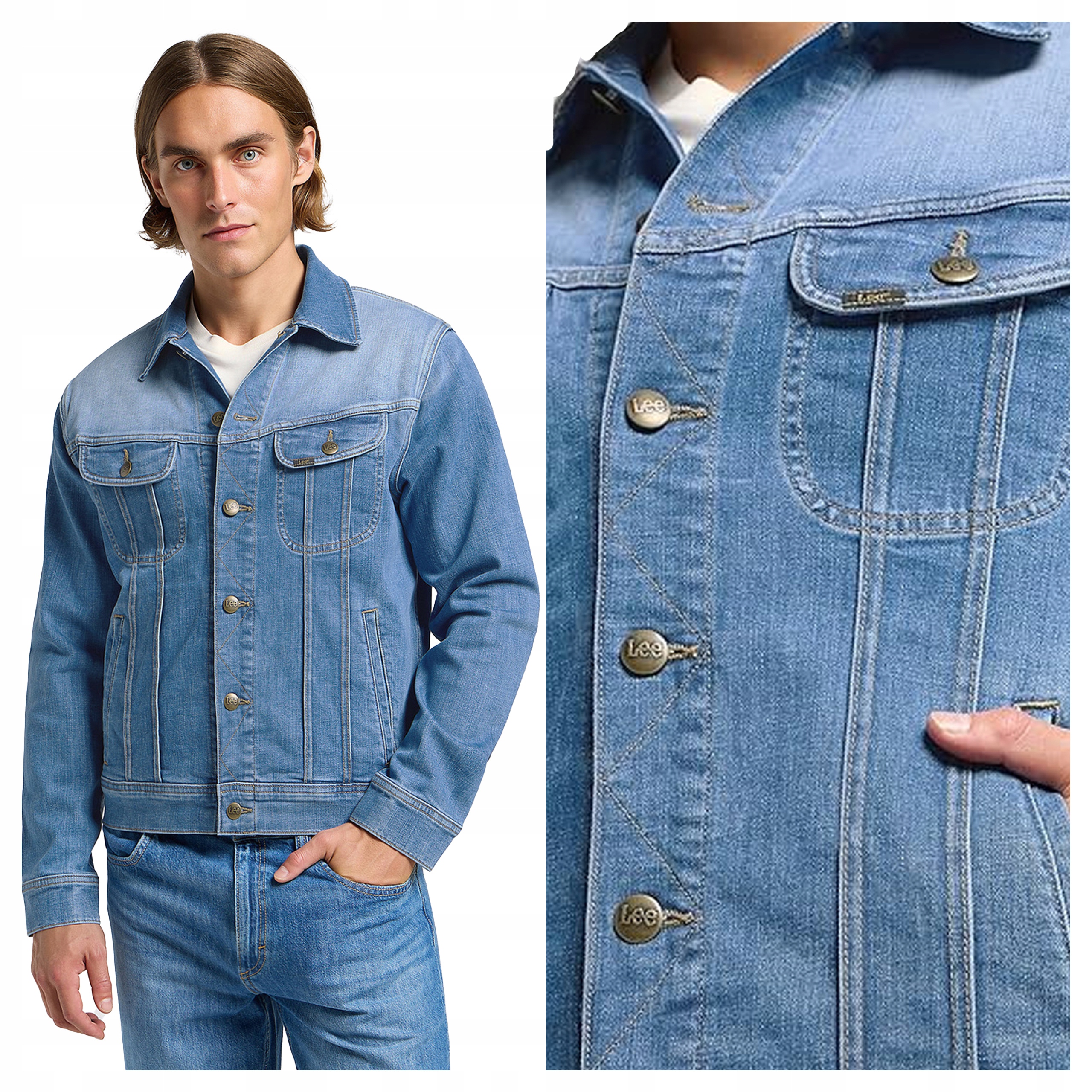 Lee Rider Jacket XL Pánská džínová bunda