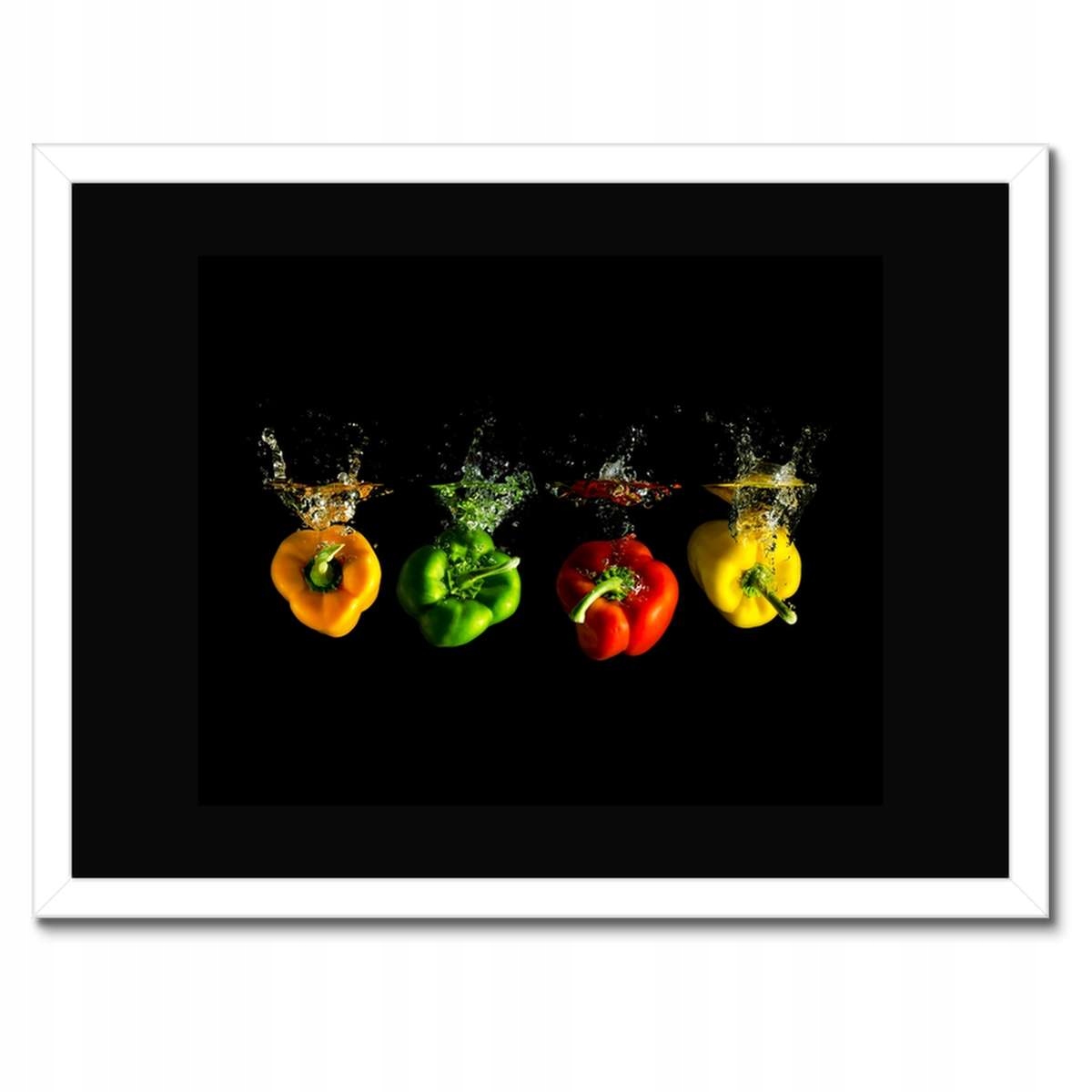 Plakáty v rámu 40x30 Paprika Papričky Voda