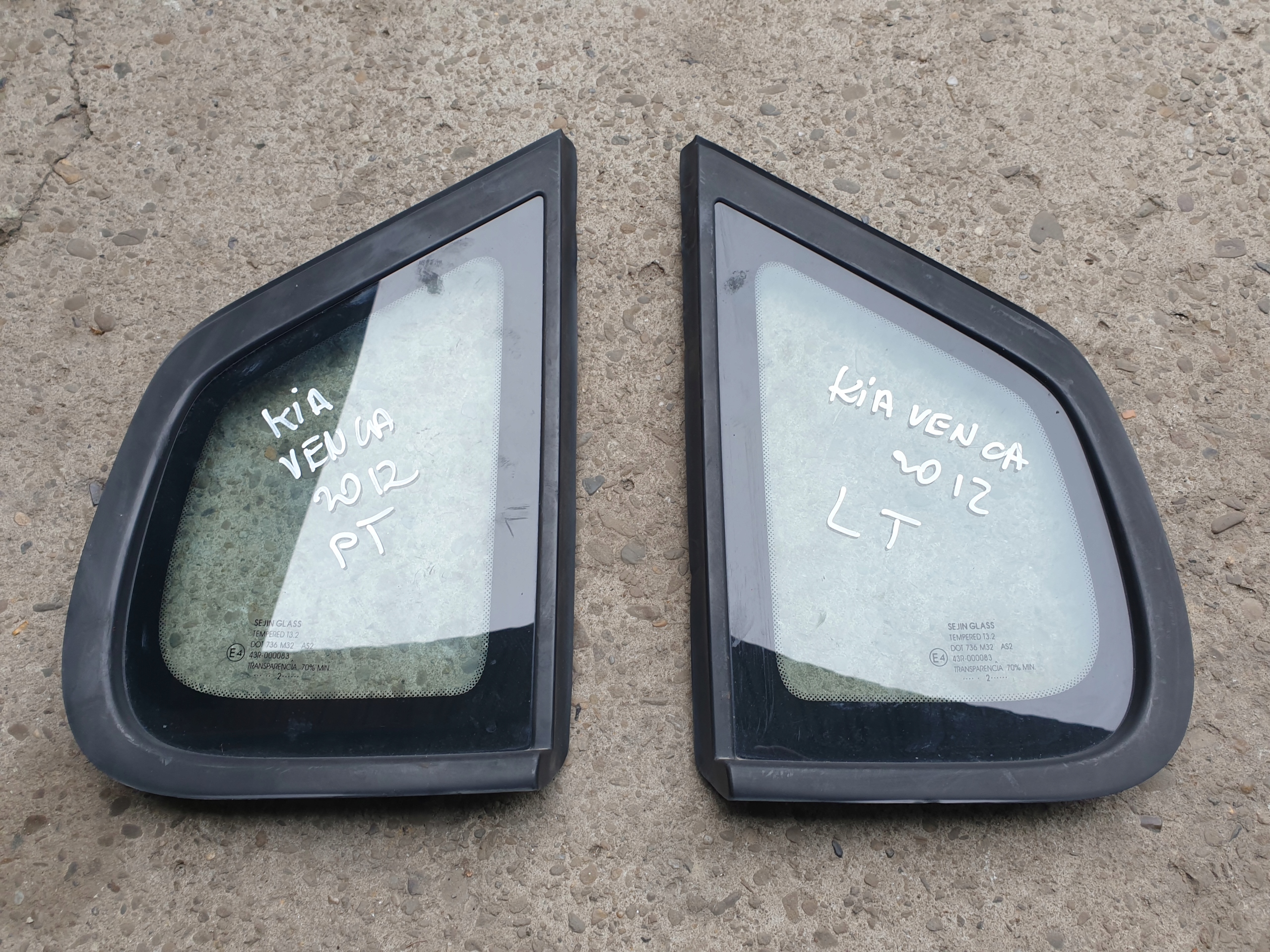 window rear side left bodywork KIA VENGA 2009- Z 2012 ROKU