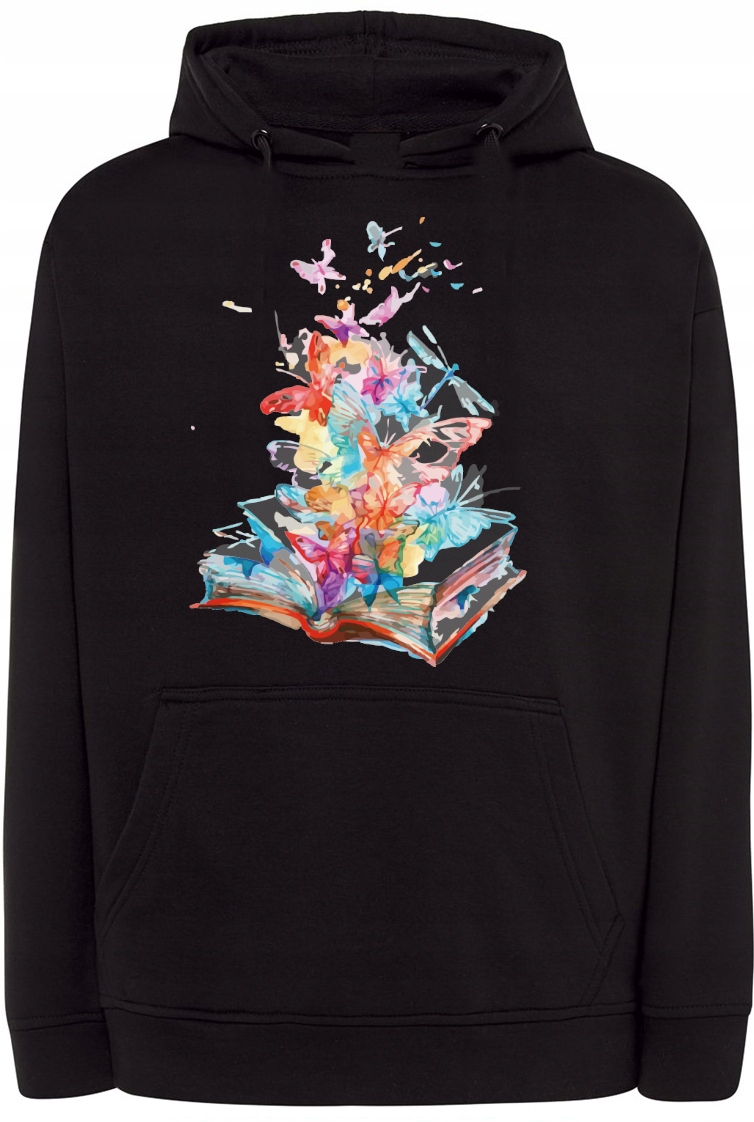 Pánská mikina s potiskem Barevné knihy r.XL