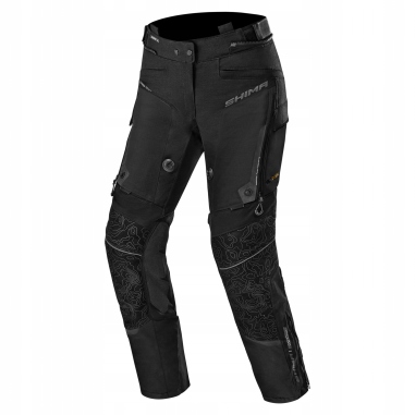 Motocyklové nohavice Shima Tracker Lady Pnt Blk Xs