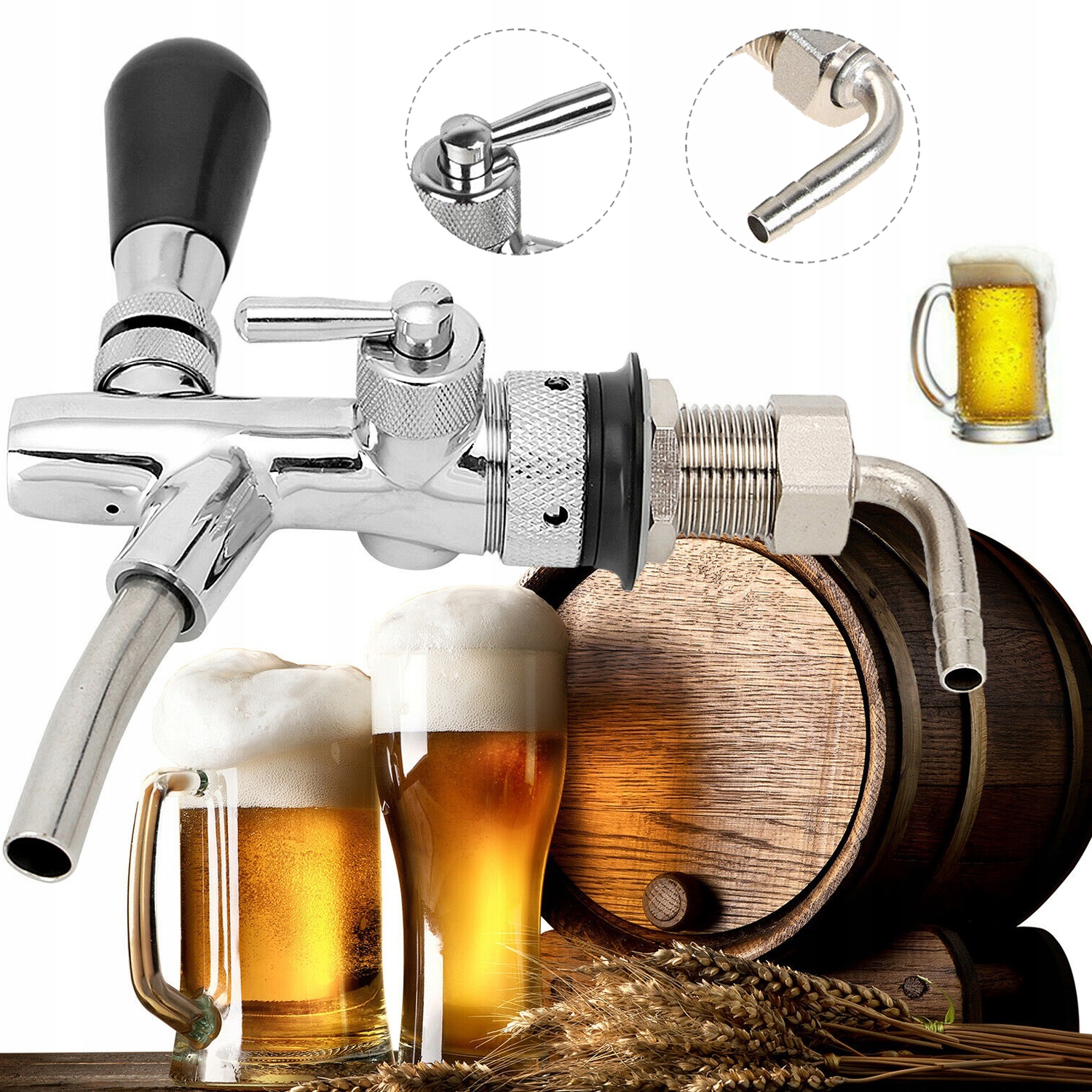 Regulovatelný Kohoutek Na Pivo S Regulátorem Průtoku Kohoutek, Distributor Piva