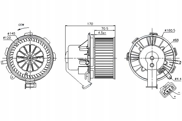 Nissens Dmychadlo Mercedes Sprinter 3,5-T (906), Sp Asistent řidiče #28