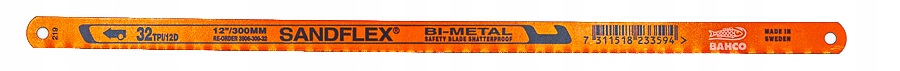 

Brzeszczot Do Metalu 300mm Bahco 32 zębów/cal