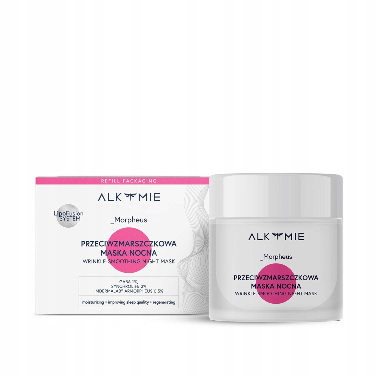 Noční intenzivně regenerační omlazující maska Alkmie _Morpheus 50 ml