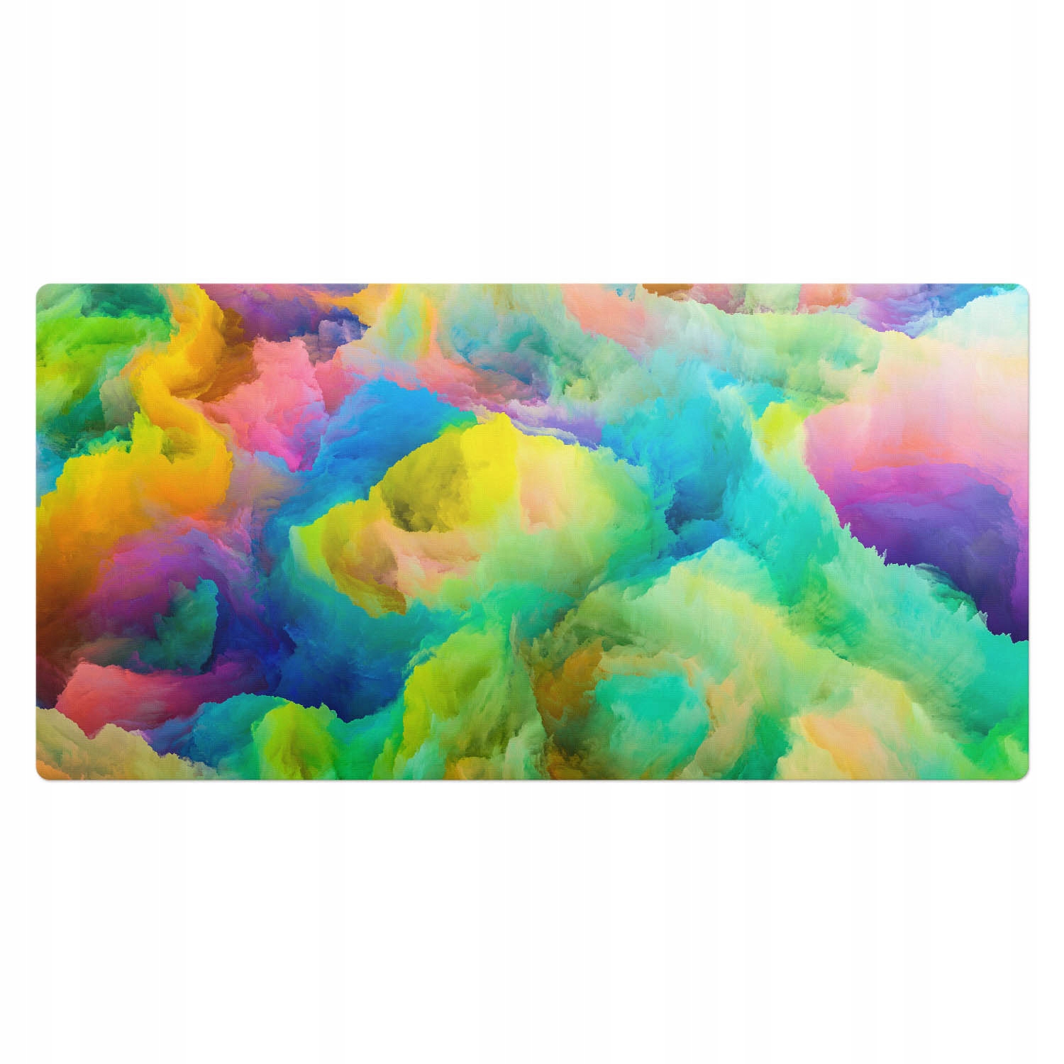 Podkładka na biurko pod mysz klawiaturę i laptopa Kolorowe chmury 100x50 cm