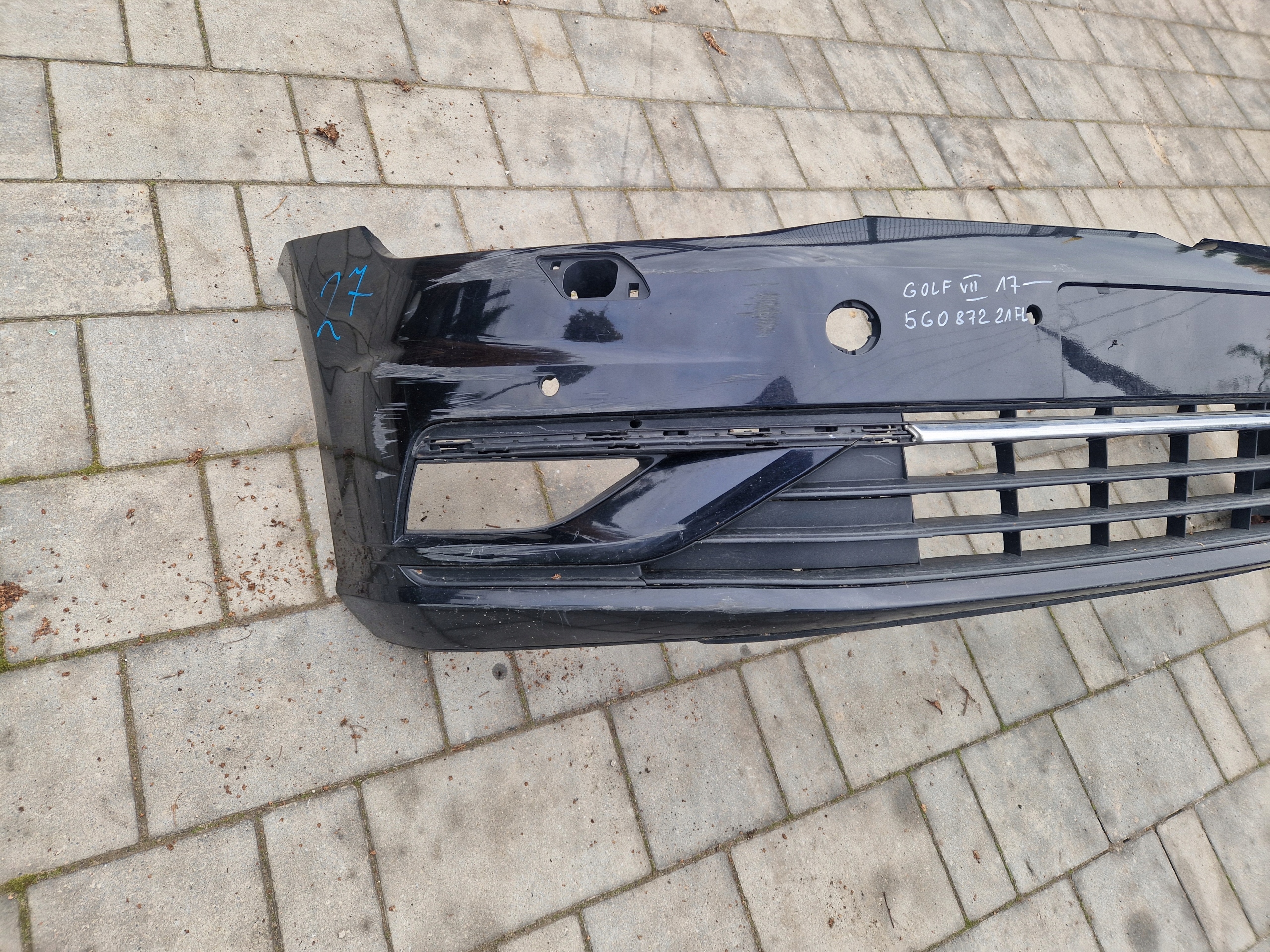 bumper front front VOLKSWAGEN GOLF 7 XENON PDC 5G0807221FL