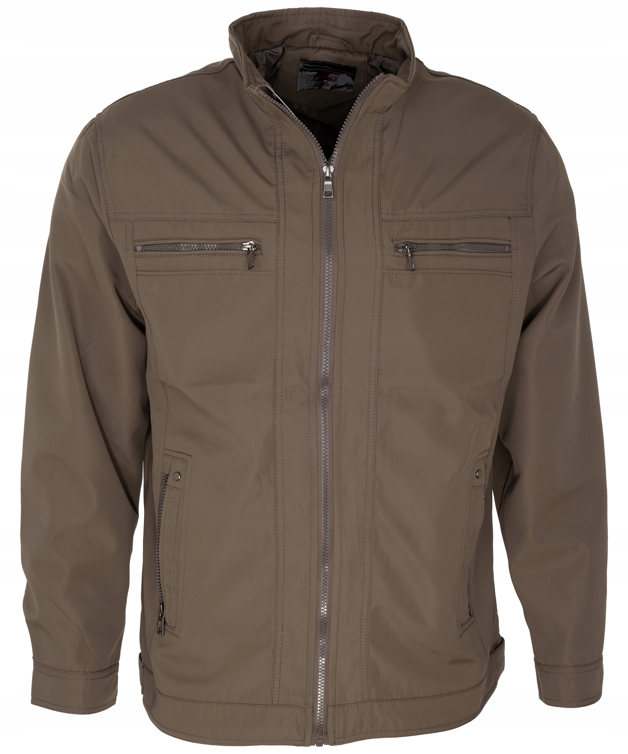 Pánská Jarní Přechodová Bunda Tmavě Béžová M