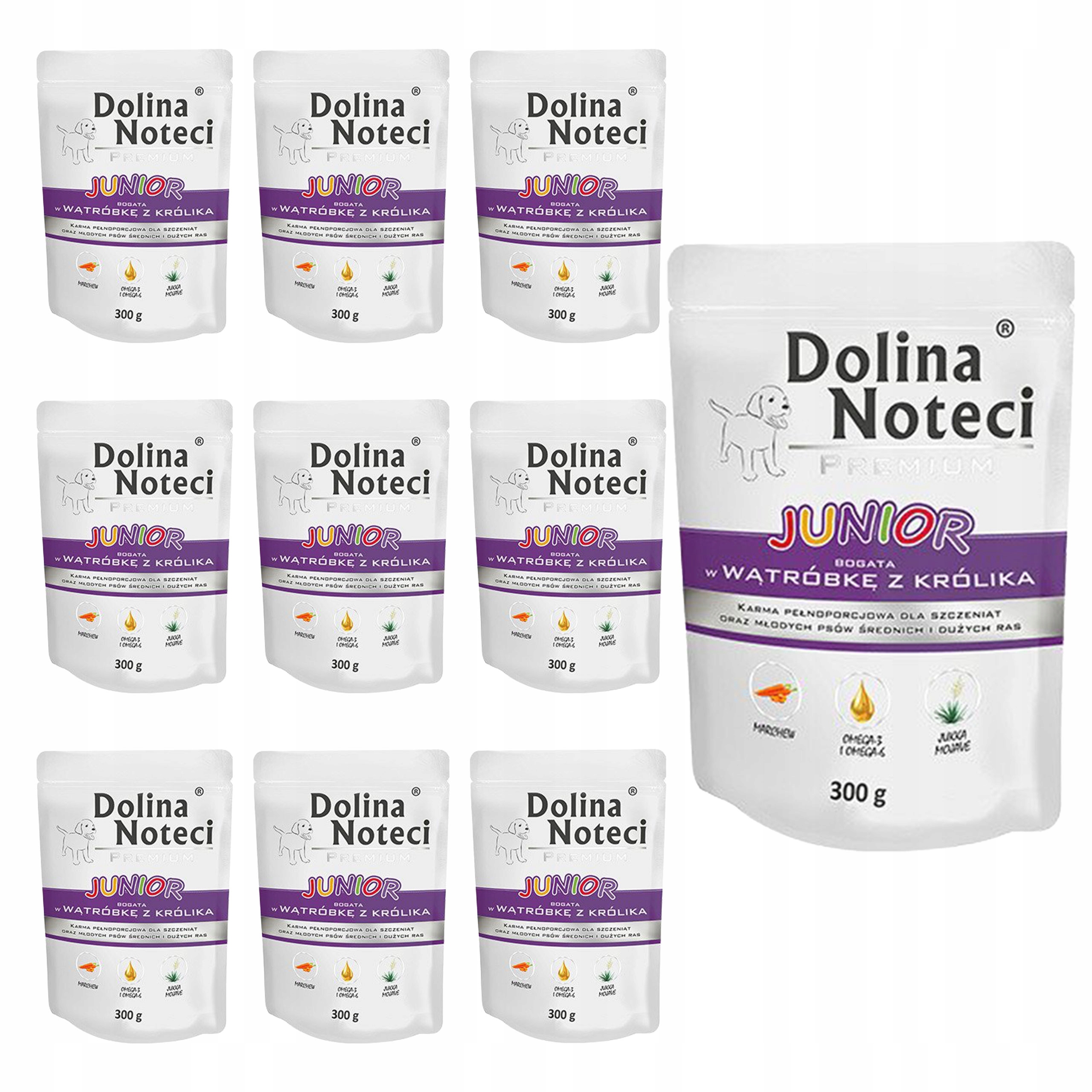 Levně Dolina Noteci Junior Krmivo mokré Játra z králíka 10x300g