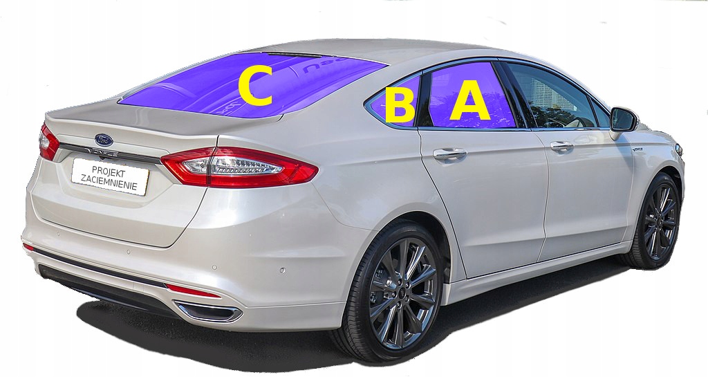 Záclony určené pro Ford Mondeo Fusion – verze Usa