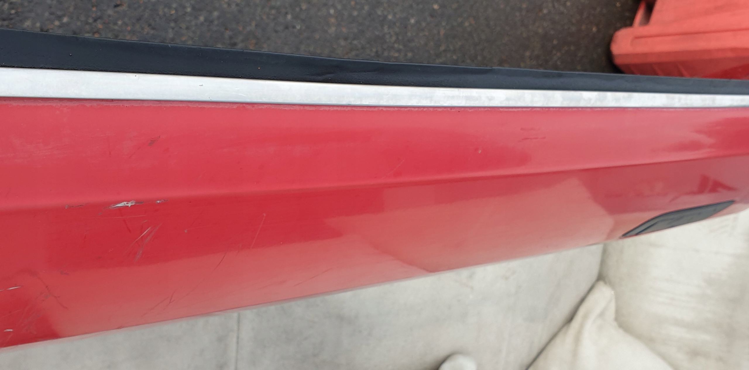 door rear part PLAT left rear AUDI 80 B3 handle ORYGINALNE