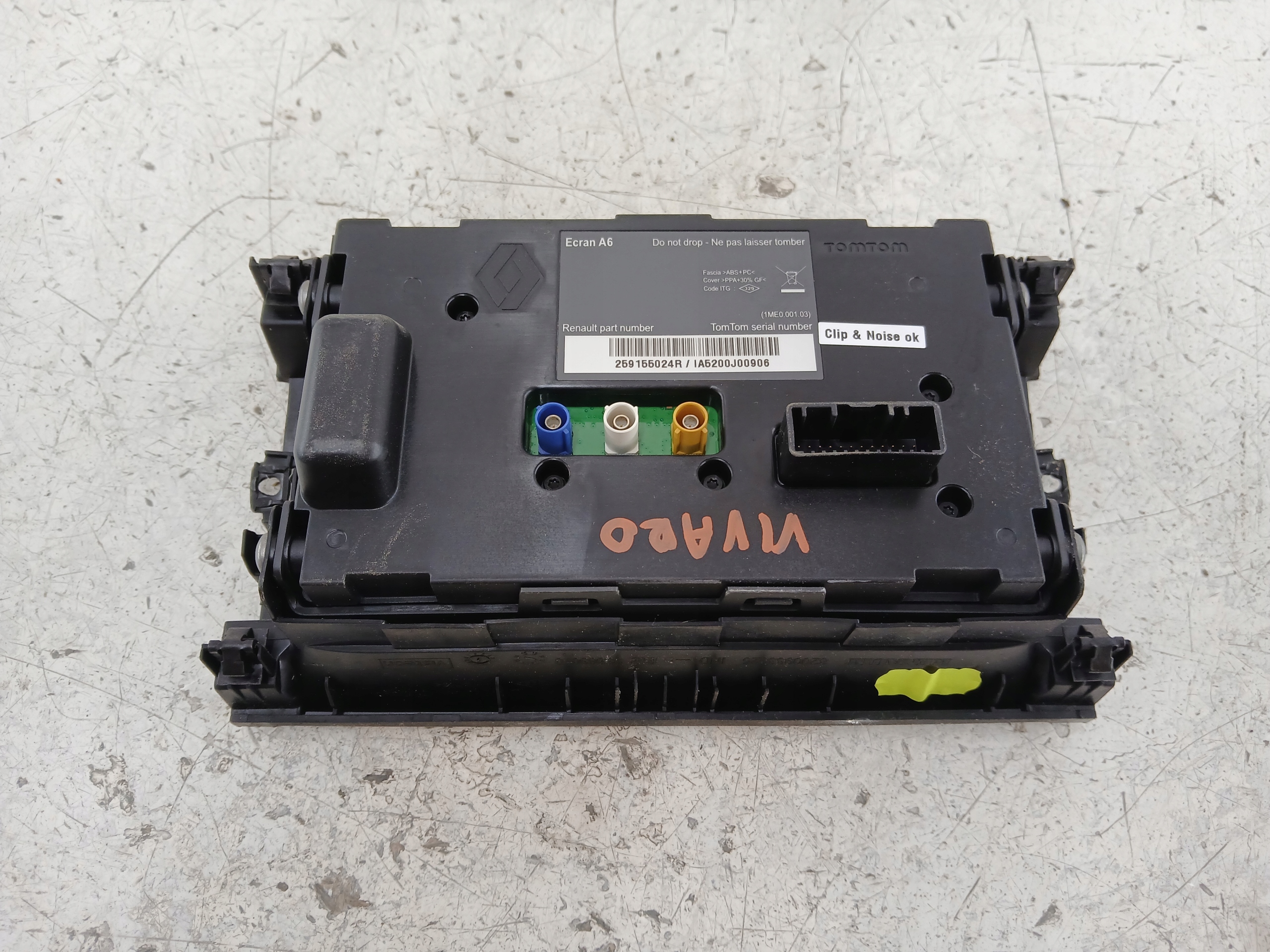 RENAULT CLIO III VIVARO display NAVI navigation devices 259155024R