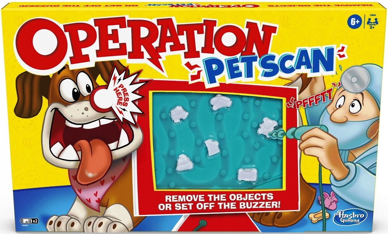 GRA HASBRO OPERACJA PET SCAN  E9694 PUD6   0481