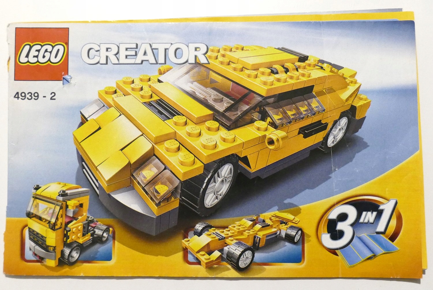 LEGO INSTRUKCJA CREATOR 4939 SAMOCHODY cz.2