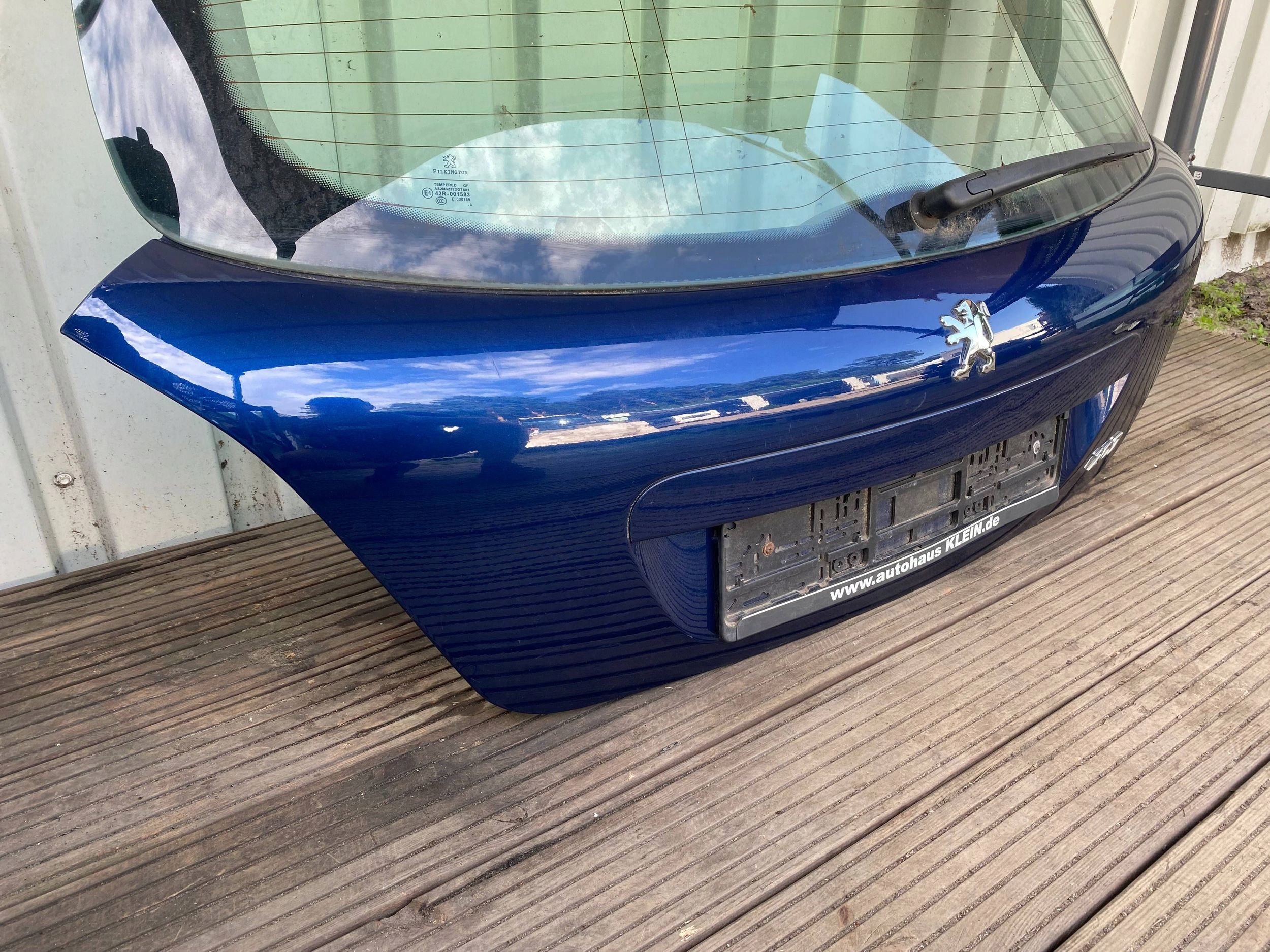 PEUGEOT 207 HB 3D complete trunk door boot KPL blue