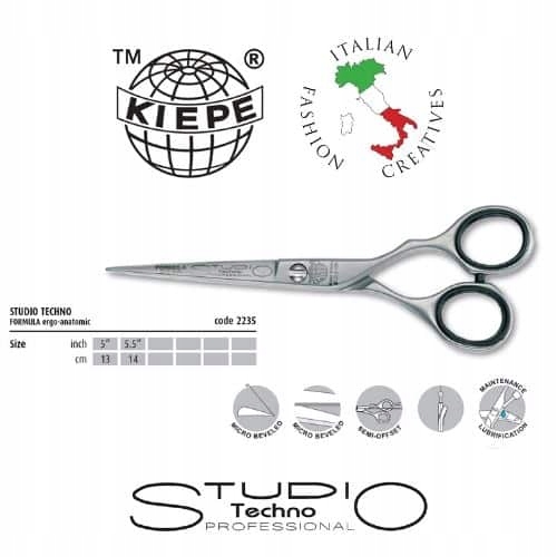 Kadeřnické nůžky 5" Studio Techno Formula offset