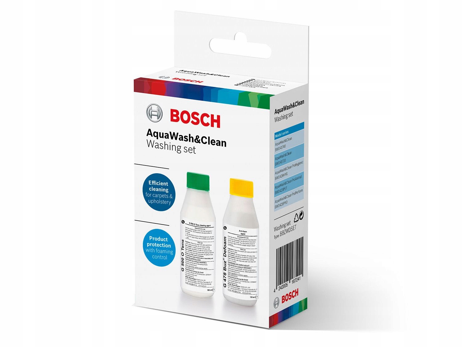 Płyn do prania Bosch 2 x 100 ml do dywanów i tapicerki