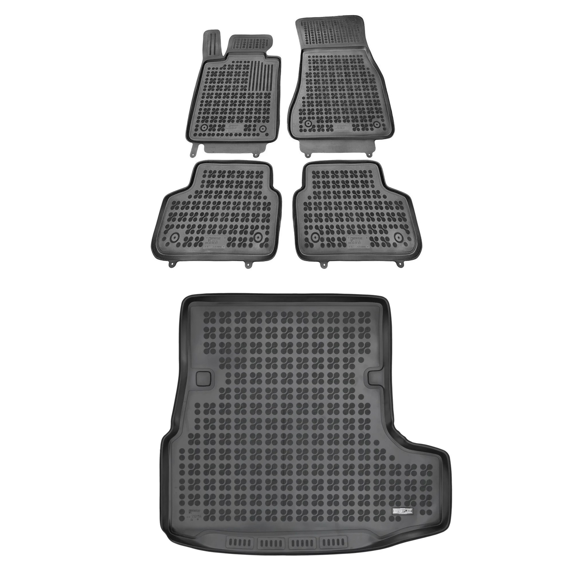 Gumová sada kobercov a rohoží Bmw radu 5 G30 od roku 2016 Sedan, verzia M-sport