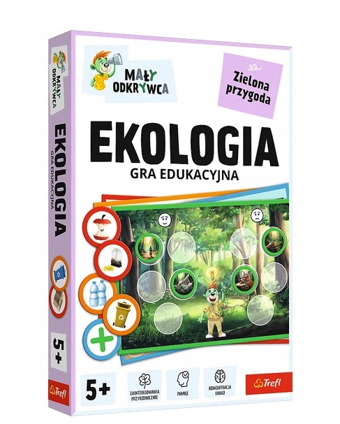 Gra Edukacyjna Mały Odkrywca Ekologia 02806 Trefl