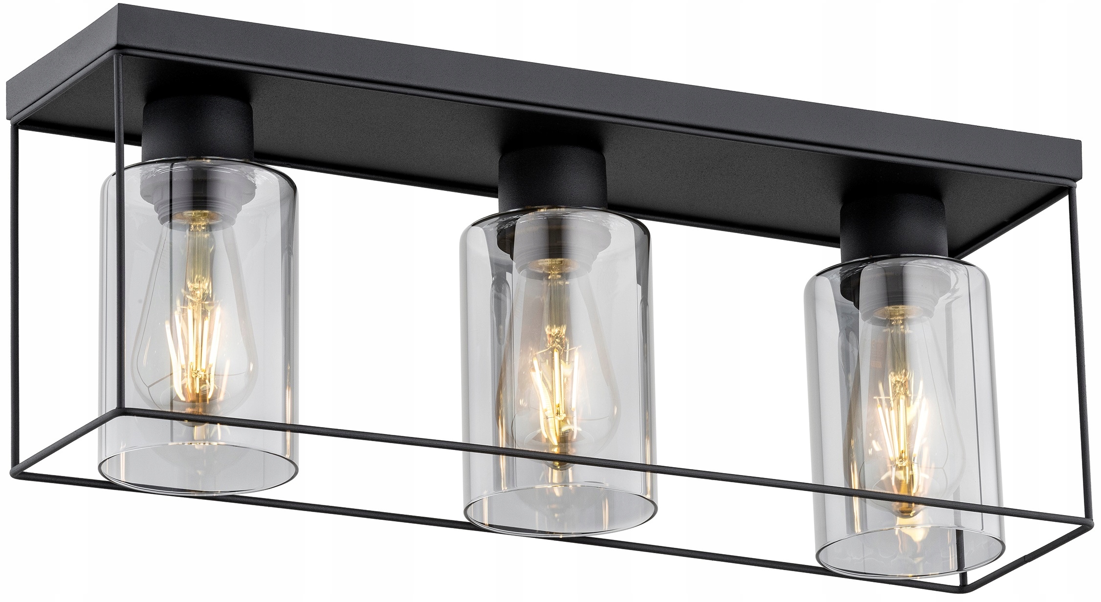 Lampa Sufitowa Wisząca Klatka Edison Retro Led