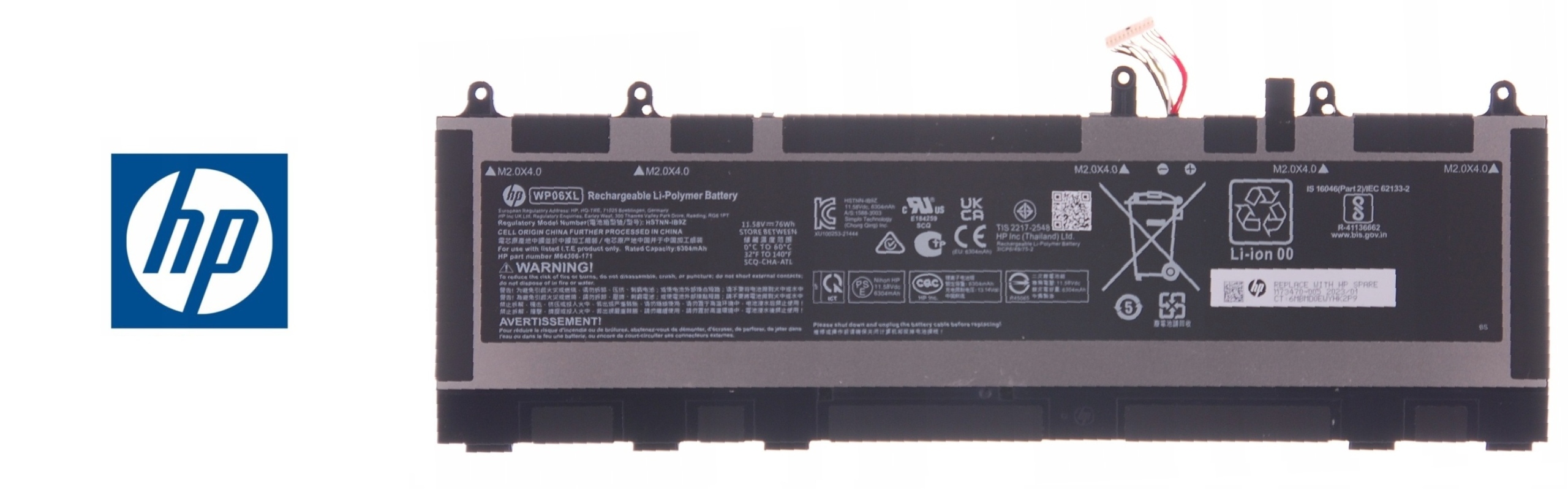 Baterie pro notebooky Hp WP06XL EliteBook 860 G9 G10 865 G9 G10 Firefly 16 G9