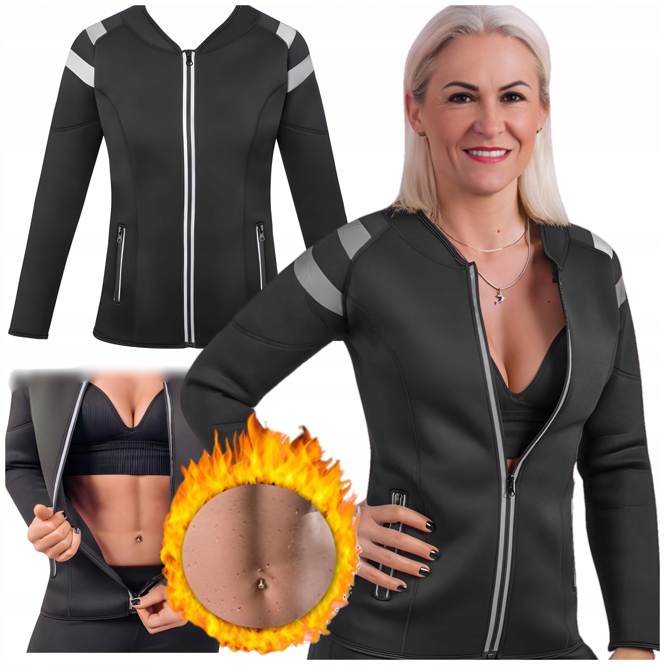 Koszulka damska Termoaktywna Black rozmiar S z rękawem szybkoschnąca Czarna