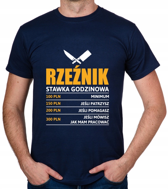 

koszulka Rzeźnik stawka godzinowa prezent
