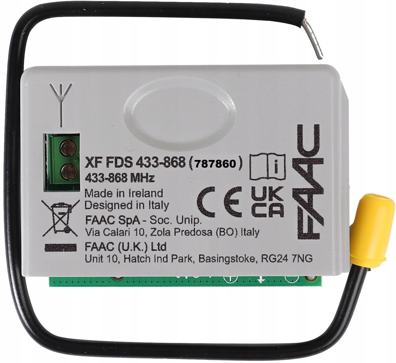 Ovladač/radiopřijímač Faac Xf LC Fds 433-868 MHz (787860)