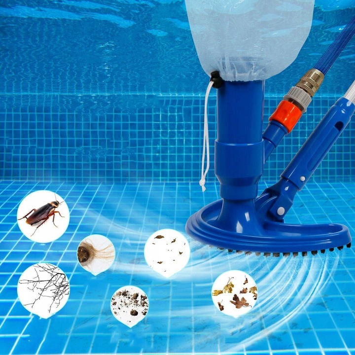 BASENOWY ODKURZACZ DO CZYSZCZENIA DNA BASENU OCZKA MOCNA SZCZOTKA PRZENOŚNY EAN (GTIN) 0687536423956