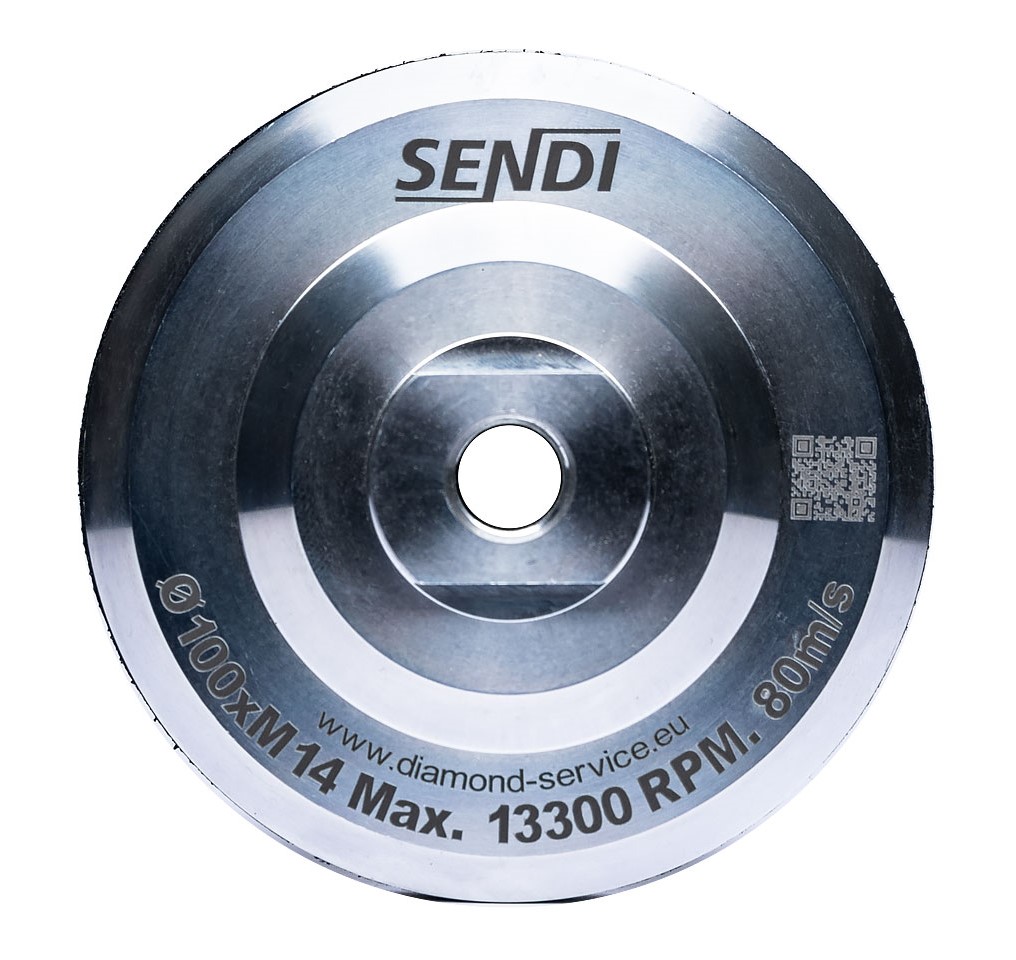 SENDI ADAPTER DO PADÓW RZEP 100mm ALUMINIOWY M14