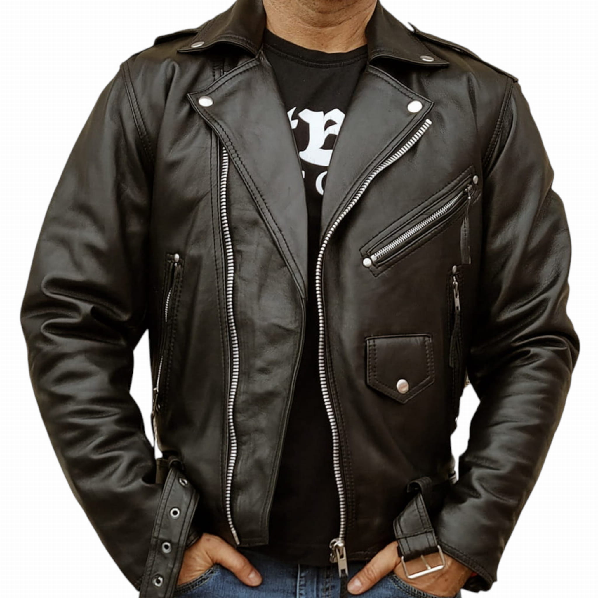 Kožená bunda ProSpeed Ramoneska Anilina Premium 5XL