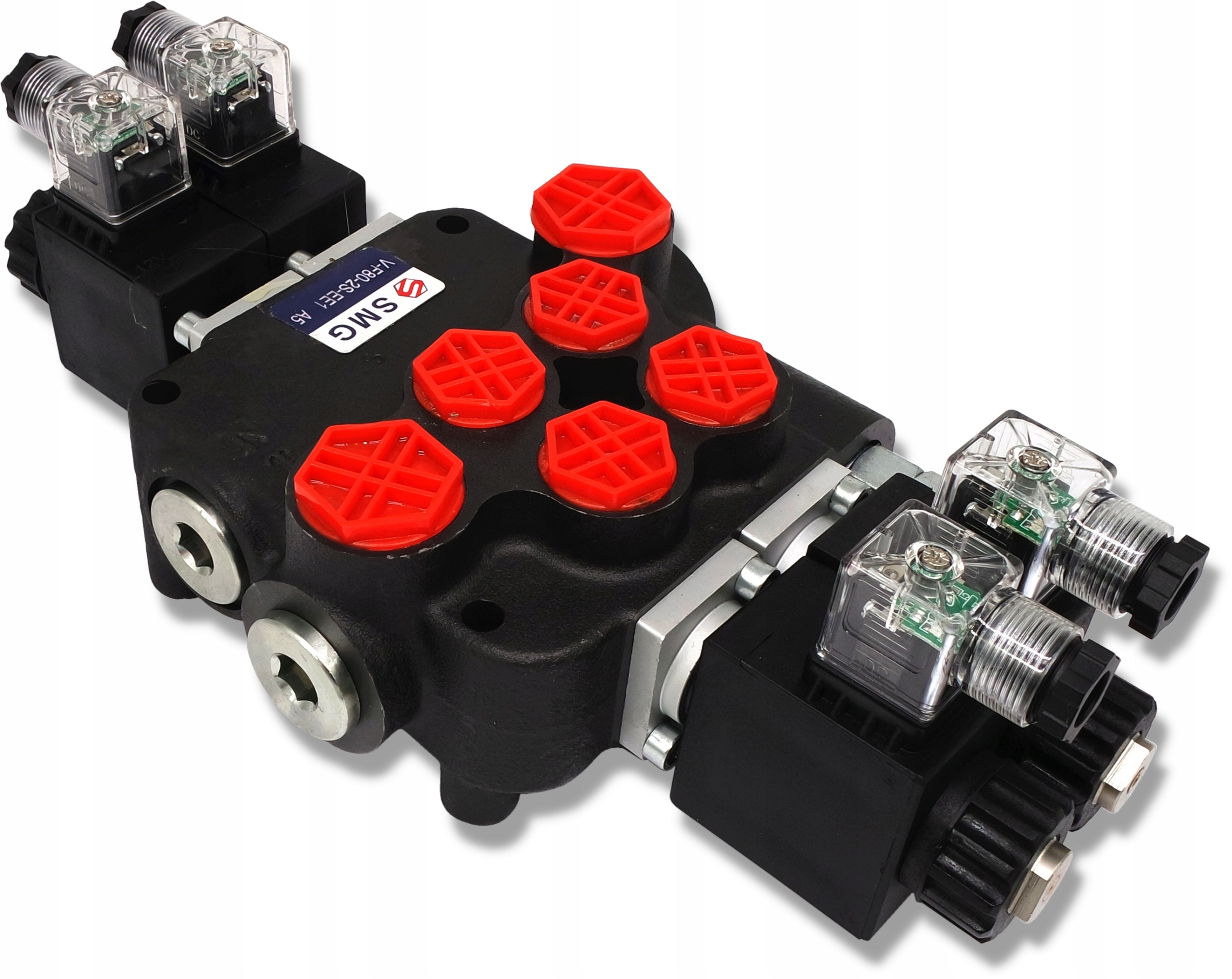 ROZDZIELACZ HYDRAULICZNY ELEKTRYCZNY 2 SEK 80L 12V Numer katalogowy części V-F80-2S-EE1244