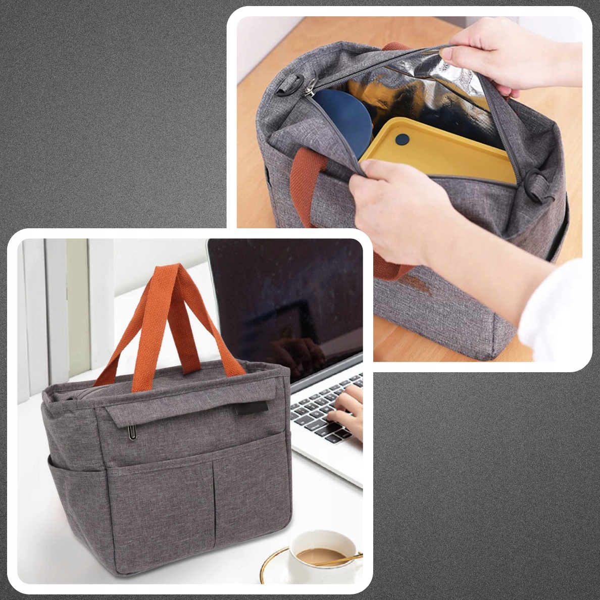 Torba ŚNIADANIOWA Termiczna duża na śniadanie jedzenie napoje LUNCH BOX EAN (GTIN) 5905884007792