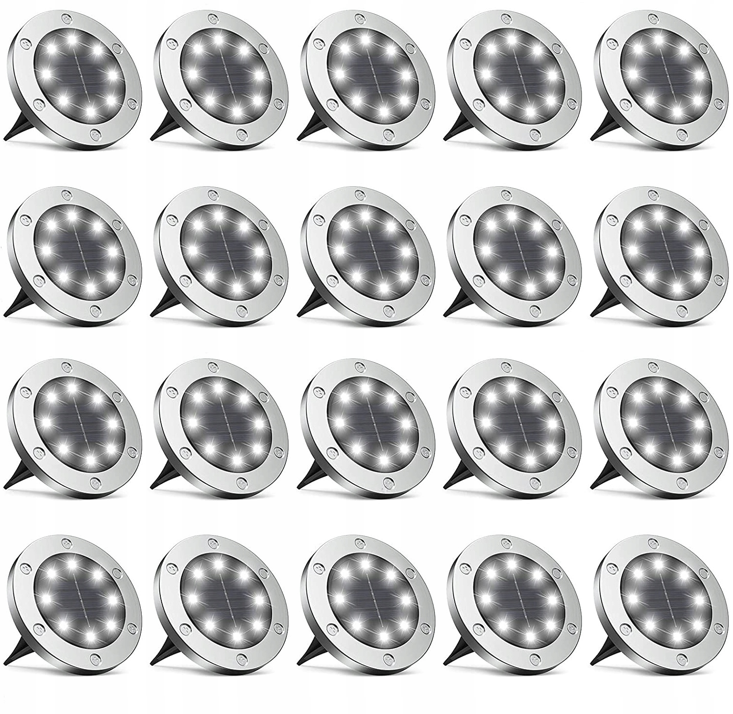 

Lampa Solarna Led Ogrodowa Solarne Lampki 20 szt
