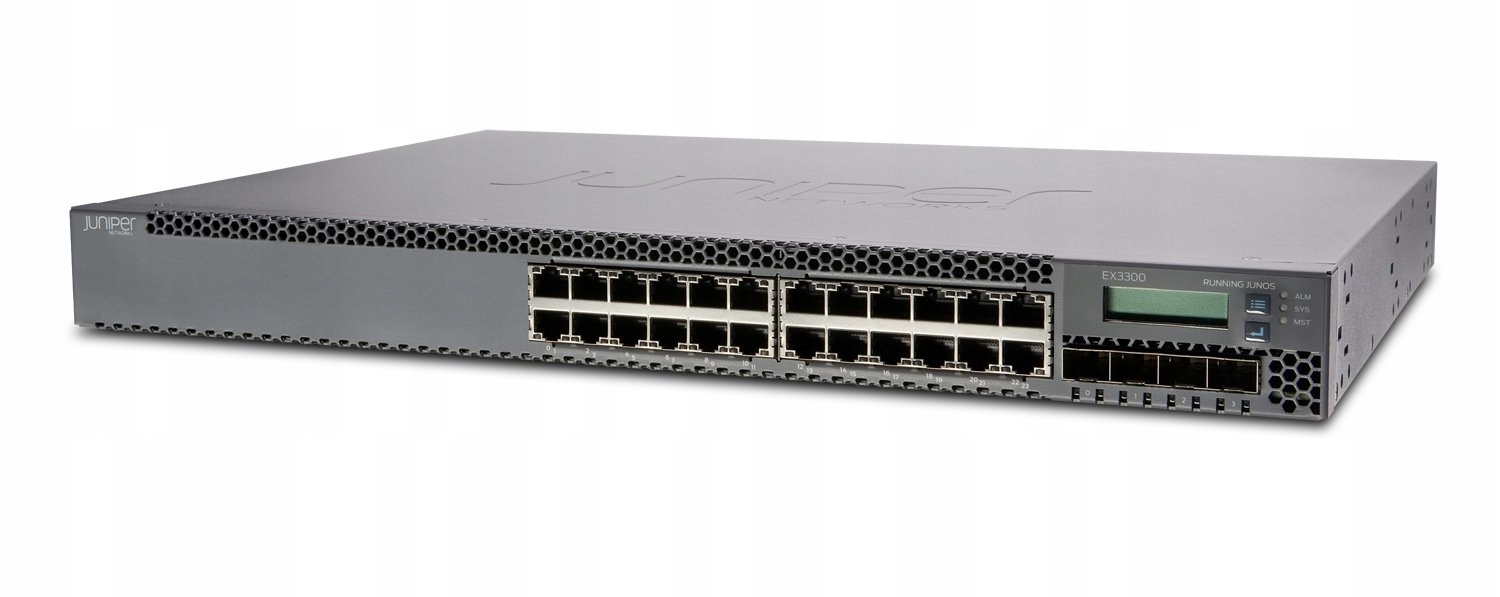 Switch Juniper EX3300 24-portový PoE+ s Sfp Rack Nový