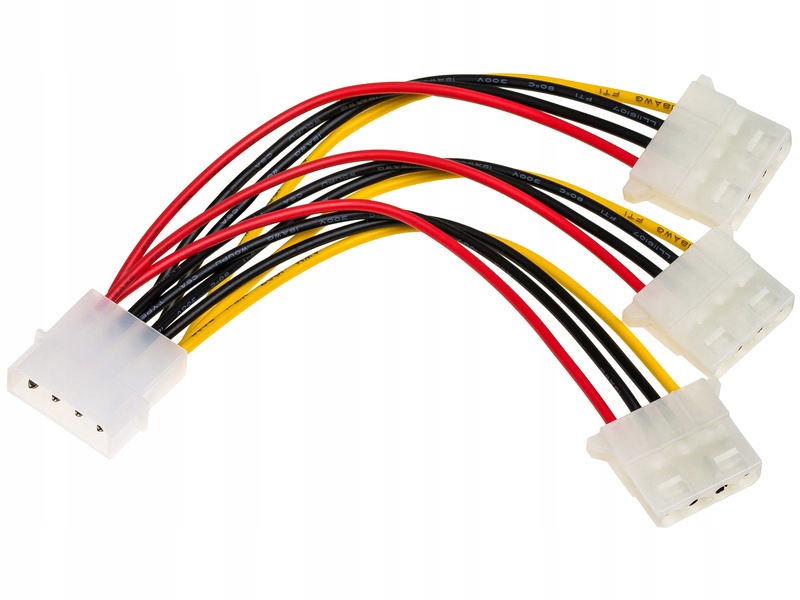 

Adapter Molex 3x Molex Akyga 0.15 m