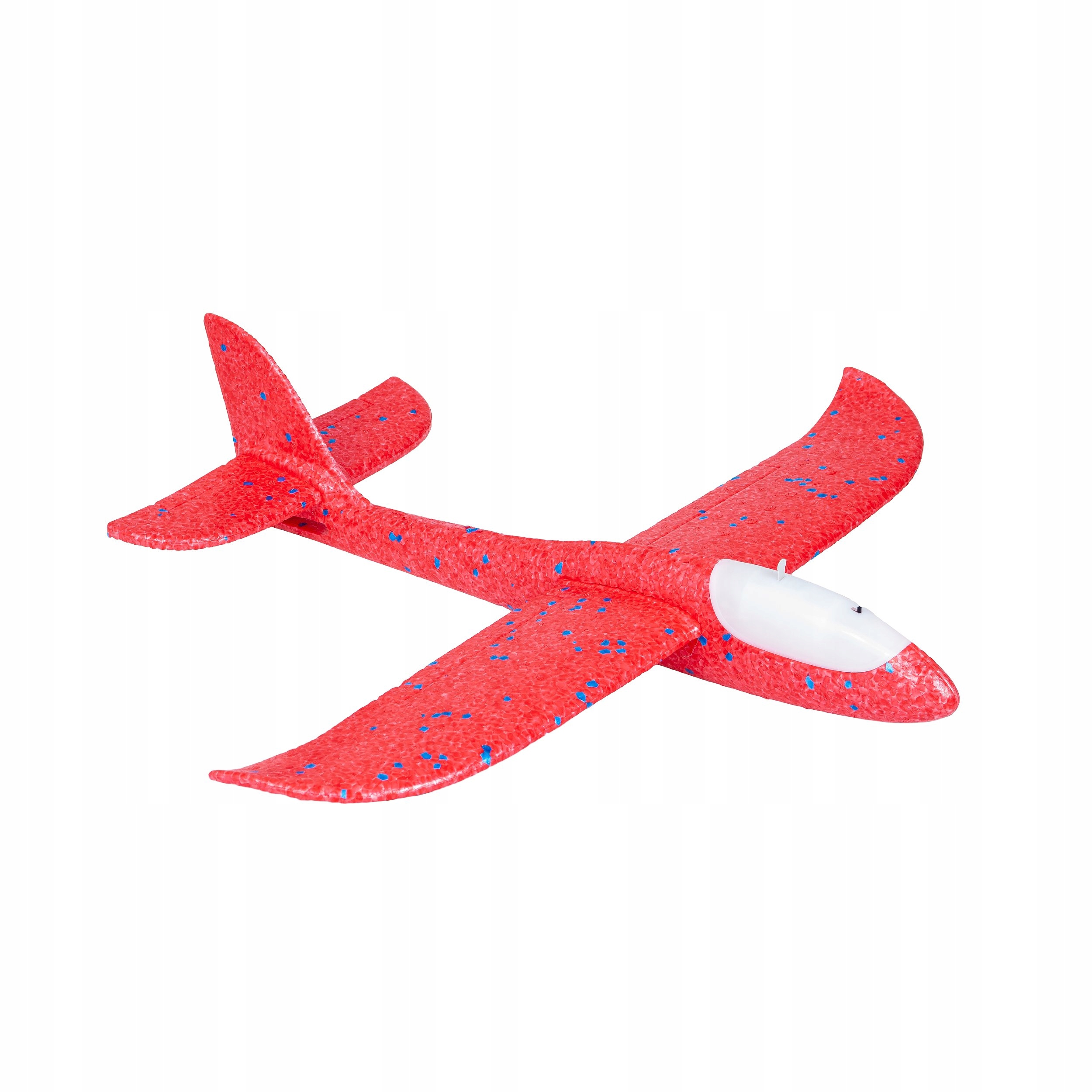 SAMOLOT STYROPIANOWY SZYBOWIEC 47 CM ŚWIECĄCY LED Wiek dziecka 3 lata +