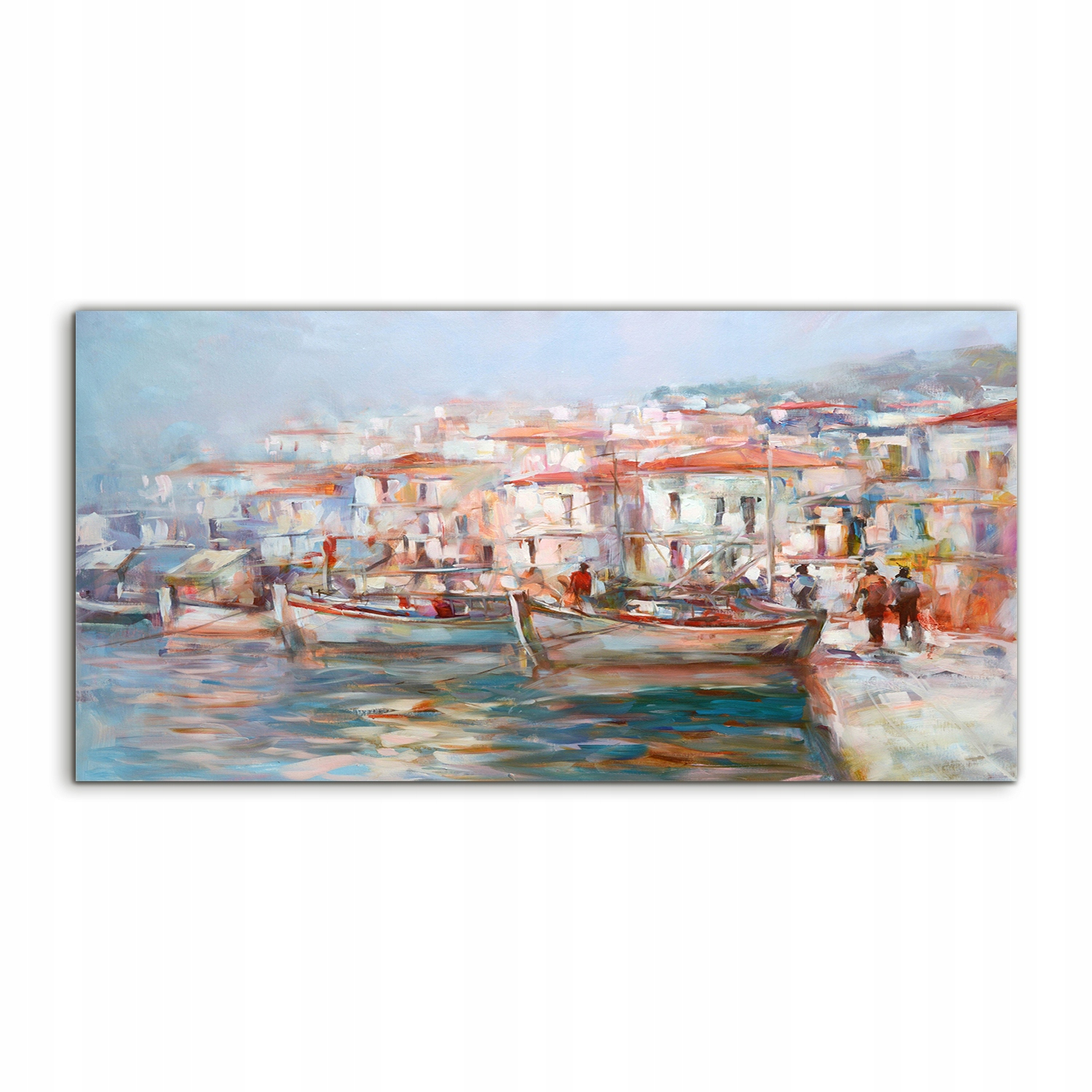 

Obraz 100x50 nowoczesny Statki Wyspa Port wiszący