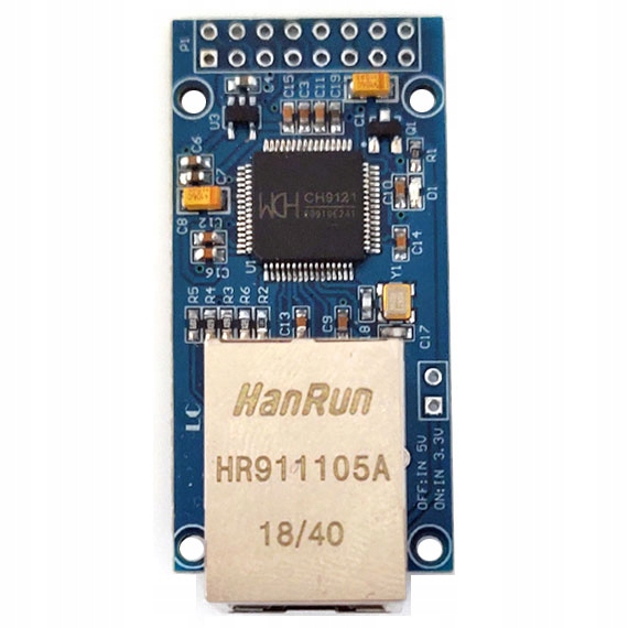 

Konwerter Ethernet port szeregowy Uart chip CH9121