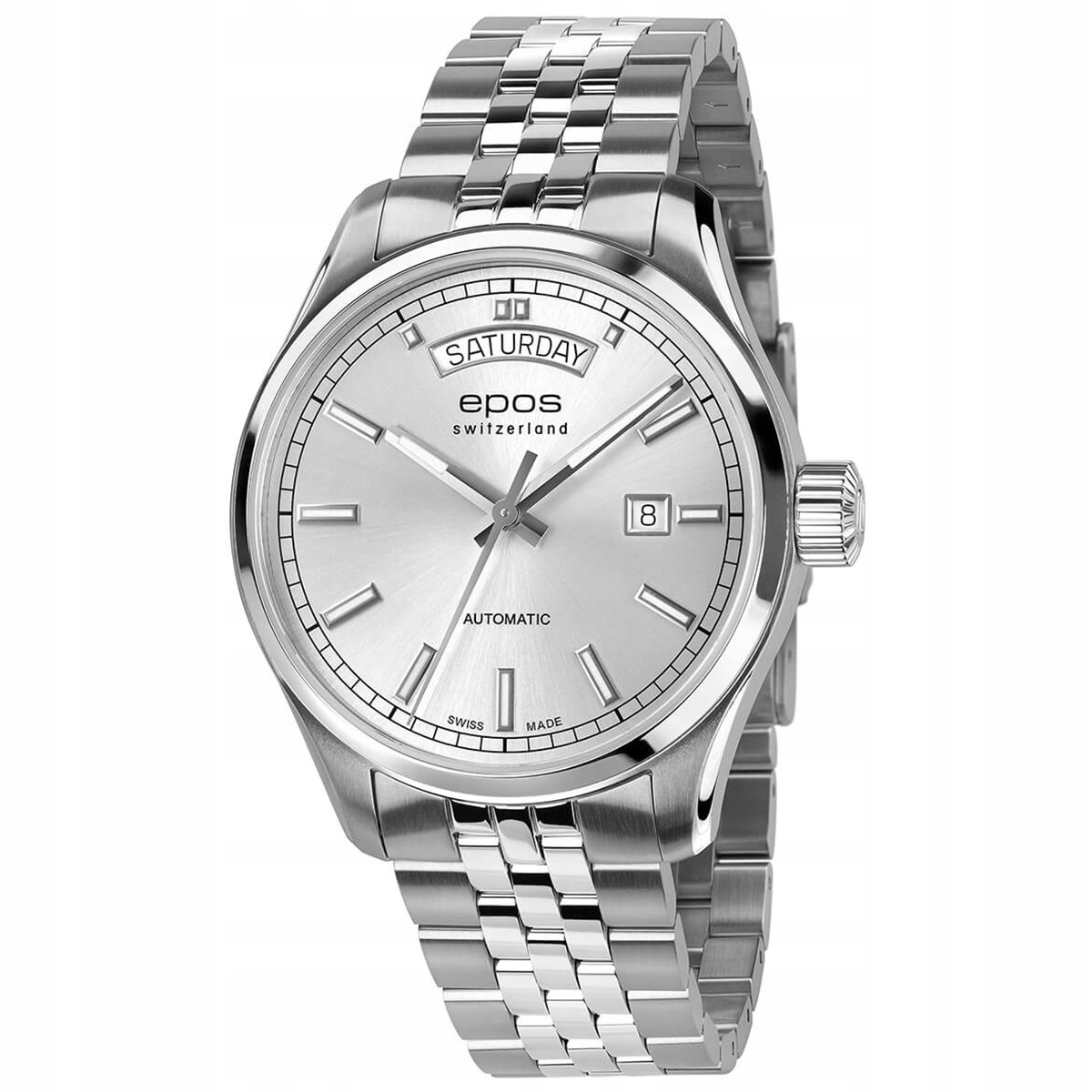 Pánské Hodinky Epos 3501.142.20.98.30 stříbrné
