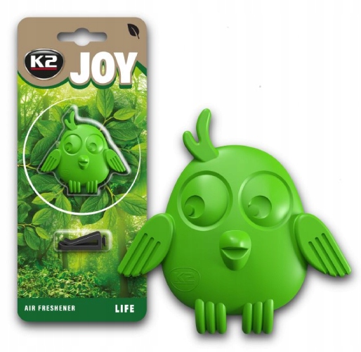 K2 JOY LIFE ODŚWIEŻACZ ZAPACH DO AUTA SAMOCHODU W KRATKĘ NAWIEWU