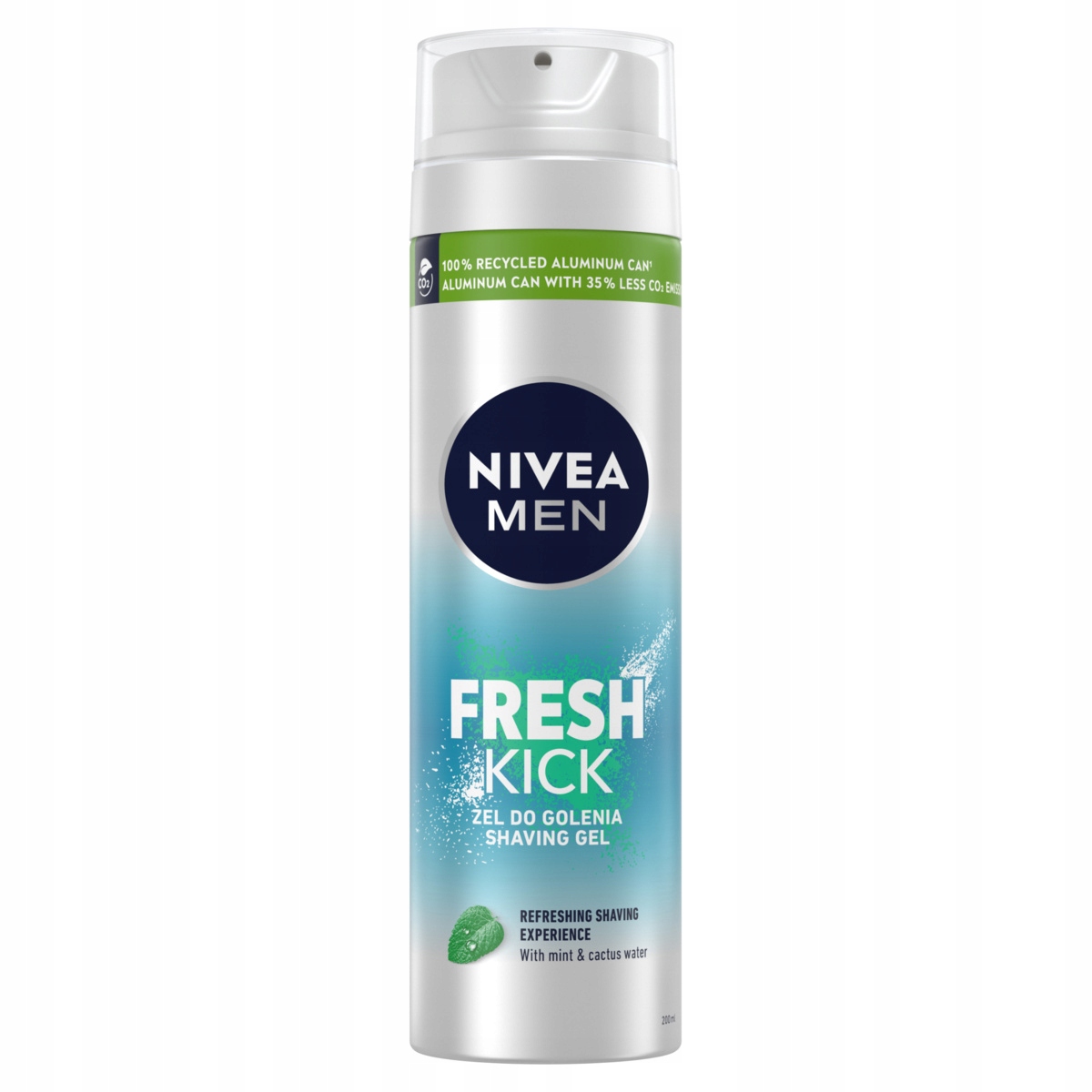 NIVEA MEN FRESH KICK Żel do golenia dla mężczyzn 200ml